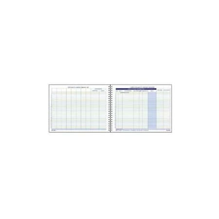 Adams Mfg Adams Check Payment & Deposit Register, 8-1/2" x 11", White, 192 Sheets/Pad AFR60